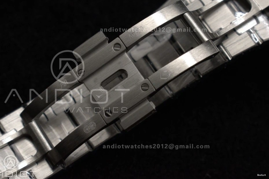 1:1 APSF on SS 15454 Bracelet Textured Clone Super Best Oak Frosted Edition SA3120 Dial SS 37mm Grey Royal 0317